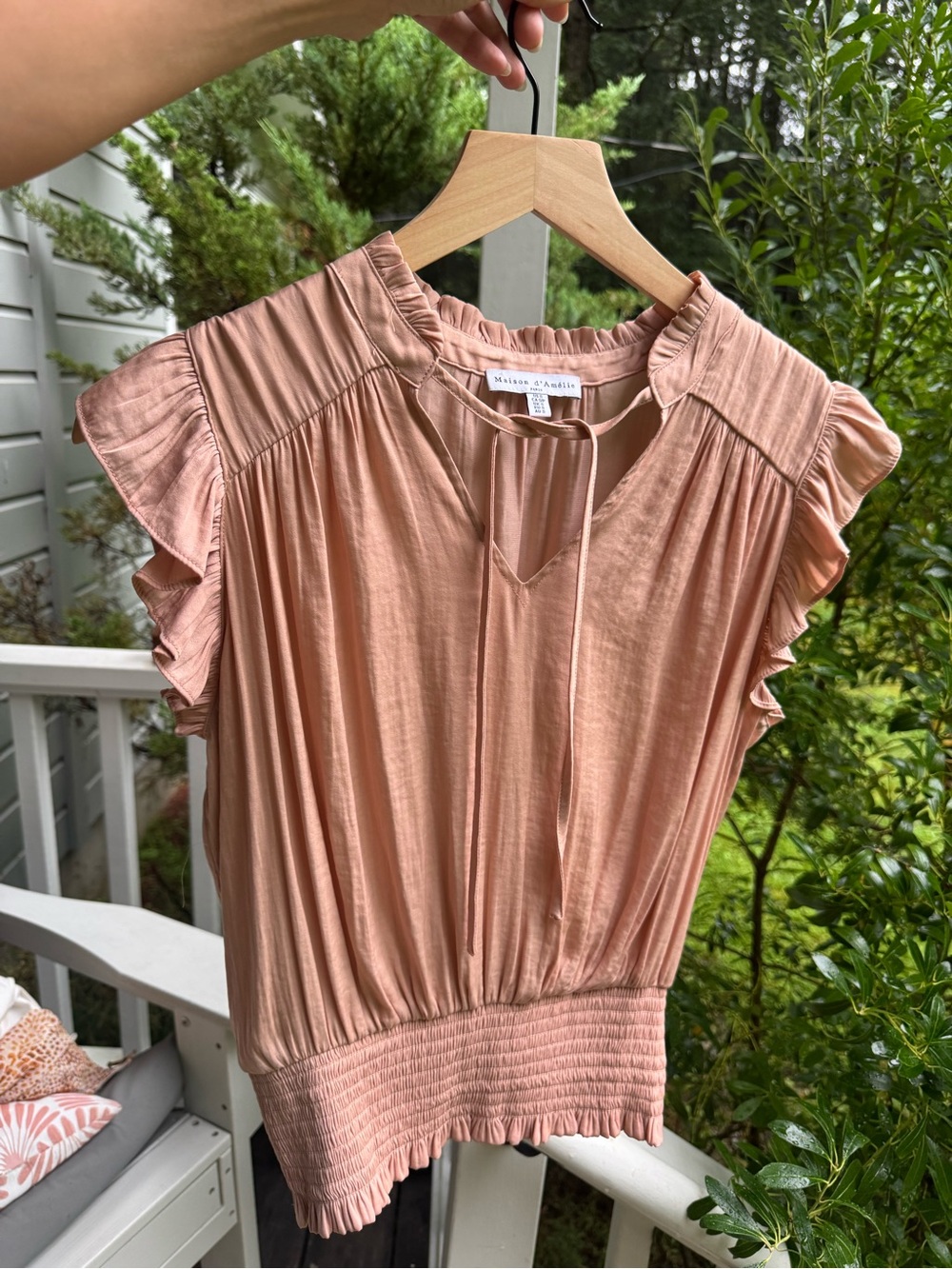 Maison d’Amélie Ruffled Detailed Blouse